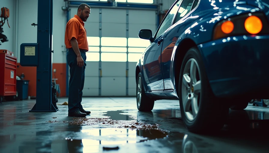Visual context for metal in car oil