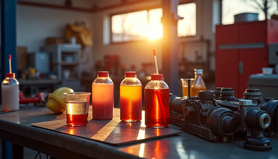 Visual context for what happens if you mix coolant