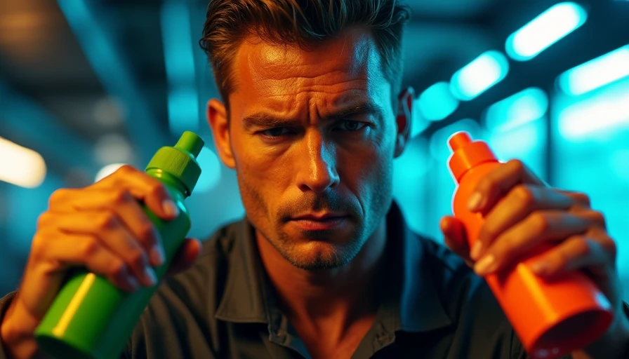 Visual context for what happens if you mix green and orange coolant