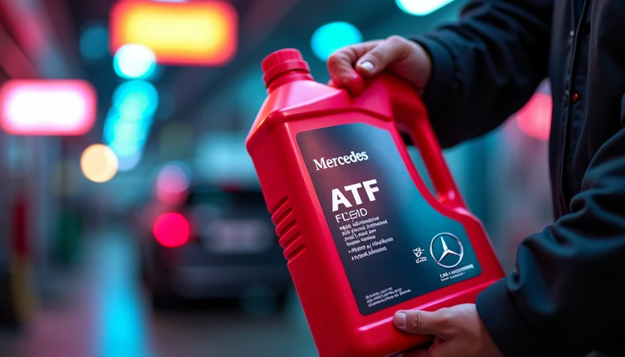 Visual context for mercedes atf fluid