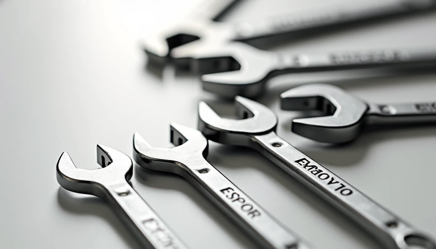 Visual context for snap on spanners set